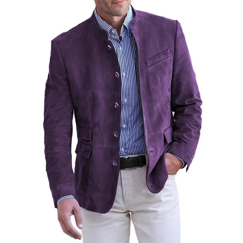 Blazer Jacke - Einreihig - Herbst - Retro Jacke - Herrenjacken-HauteBerlin
