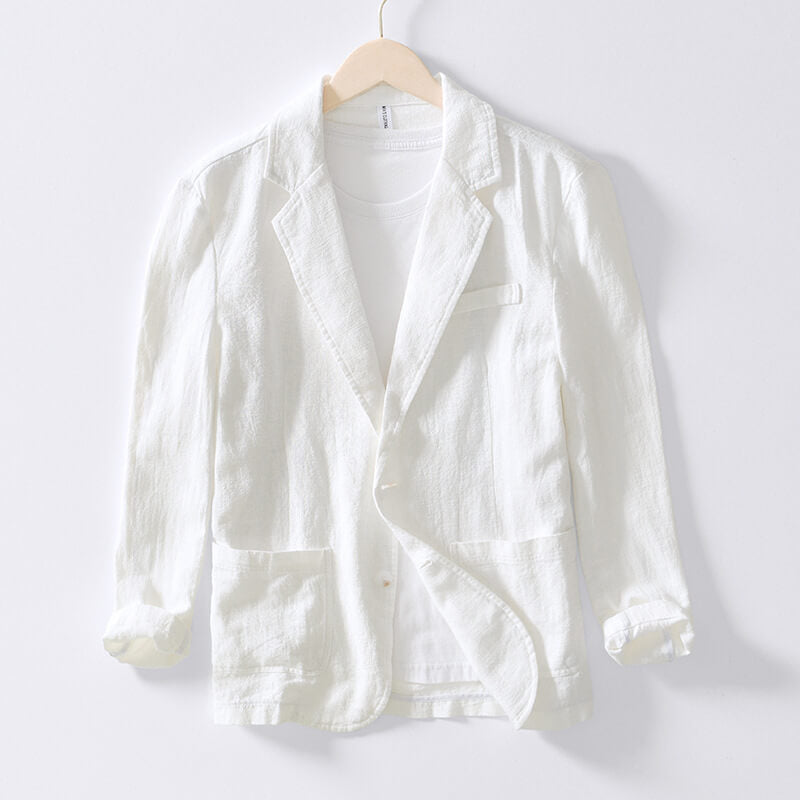 Blazerjacke | Einreiher – leicht – Leinenblazer | Herrenjacken-HauteBerlin