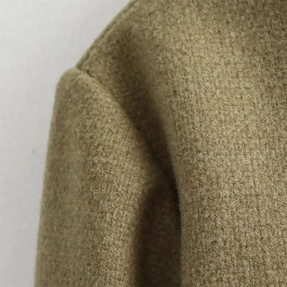 Blazerjacke | Knopfleiste | Taschen | Kurze Jacke | Damenjacke-HauteBerlin