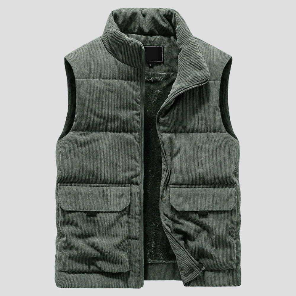Bodywarmer | Cord | Gefüttert | Pufferweste | Herrenweste-HauteBerlin