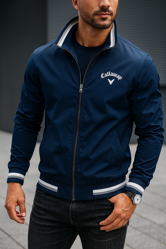 Bomberjacke - Lässige, leichte Herren-Zip-Up Jacke-HauteBerlin
