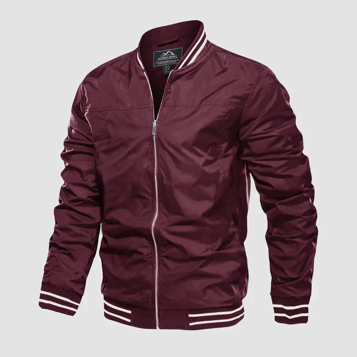 Bomberjacke - Leichte Harrington-Sommerjacke mit Reißverschluss für Männer-HauteBerlin