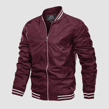 Bomberjacke - Leichte Harrington-Sommerjacke mit Reißverschluss für Männer-HauteBerlin