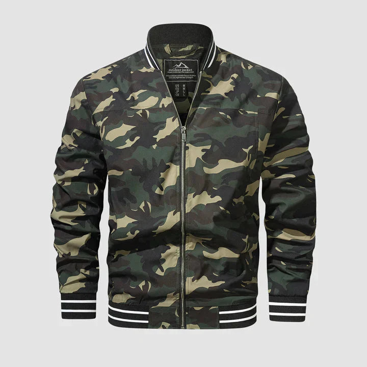 Bomberjacke - Leichte Harrington-Sommerjacke mit Reißverschluss für Männer-HauteBerlin