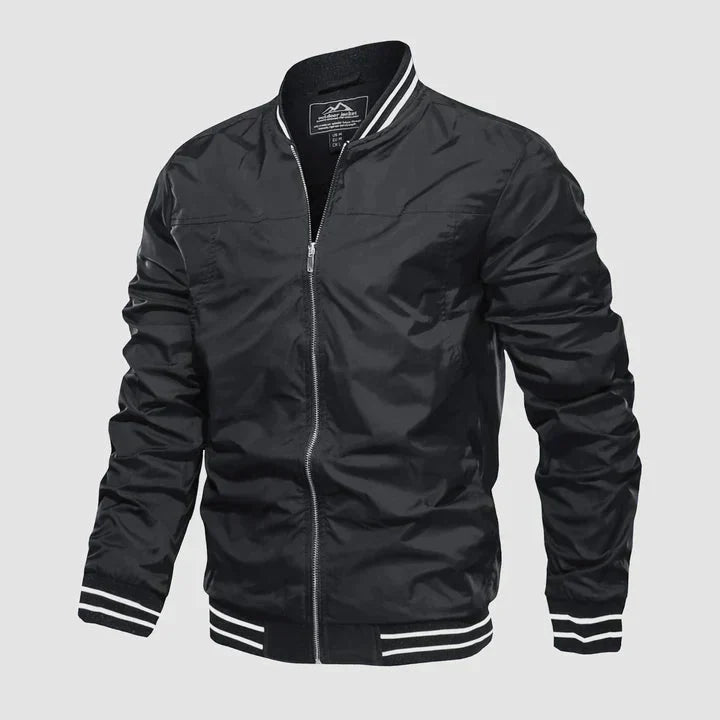 Bomberjacke - Leichte Harrington-Sommerjacke mit Reißverschluss für Männer-HauteBerlin