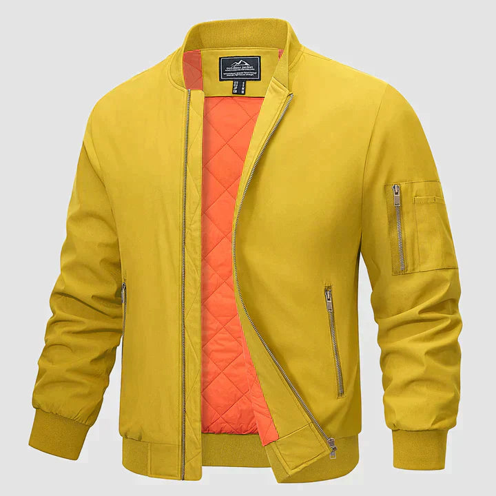 Bomberjacke | Reißverschluss | Leicht | Winddicht | Herrenjacke-HauteBerlin