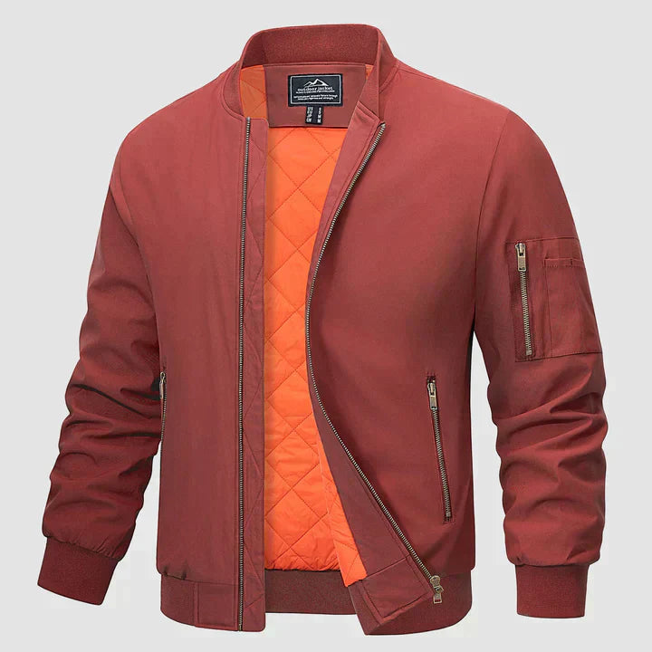 Bomberjacke | Reißverschluss | Leicht | Winddicht | Herrenjacke-HauteBerlin