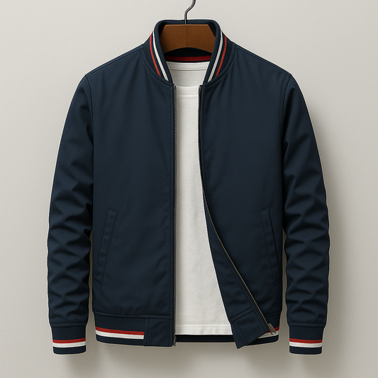 Bomberjacke | Reißverschluss | Winddicht | Übergangsjacke | Herrenjacke-HauteBerlin