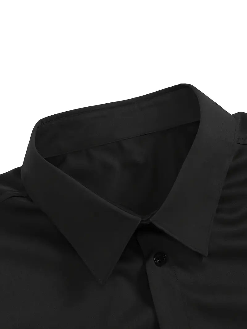 Bügelfreies Hemd | Knitterfrei | Slim Fit | Button-Up Hemd | Herrenhemden-HauteBerlin