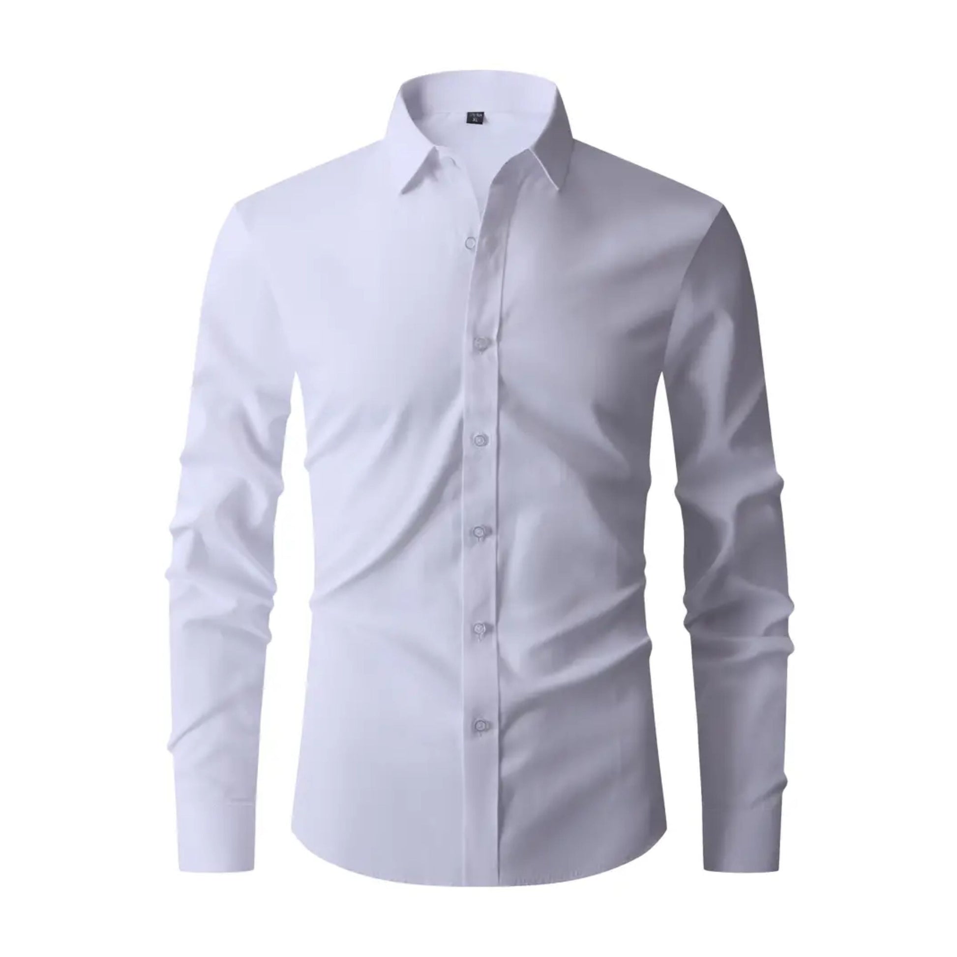 Bügelfreies Herrenhemd - Knitterfrei - Slim Fit - Hemd - Button-Up Hemd-HauteBerlin