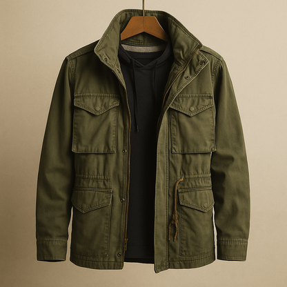 Cargo Jacket - Kordelzug - Parka - Army Jacket - Herrenjacke-HauteBerlin