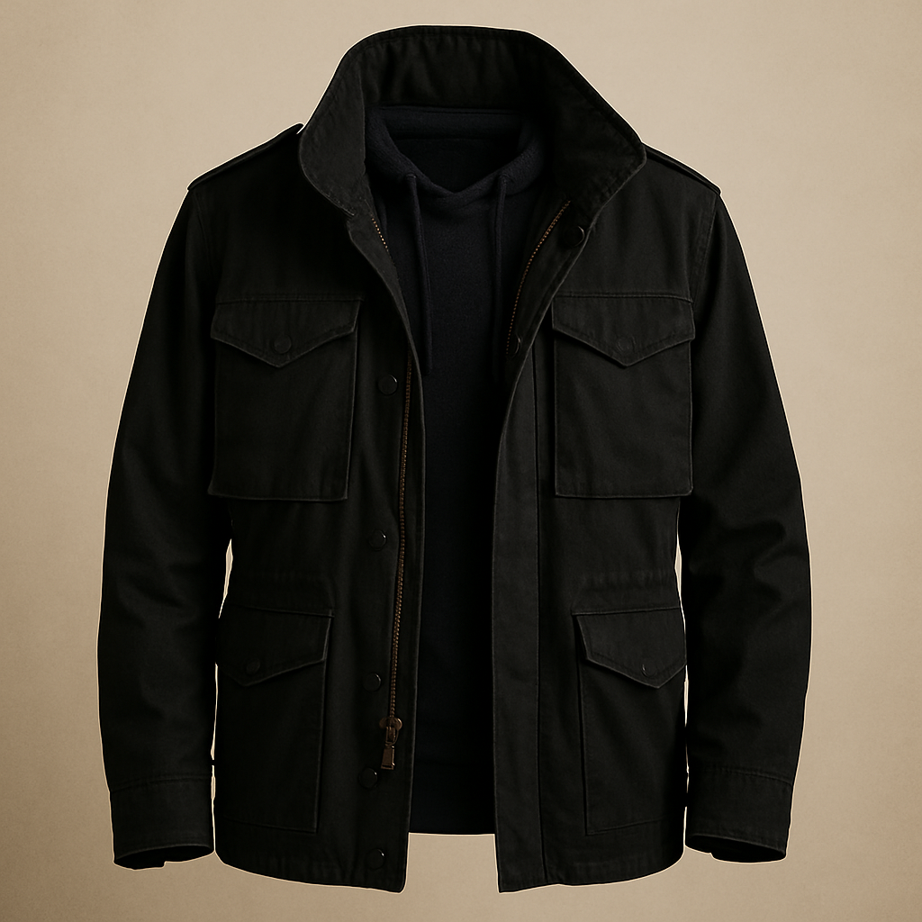 Cargo Jacket - Kordelzug - Parka - Army Jacket - Herrenjacke-HauteBerlin