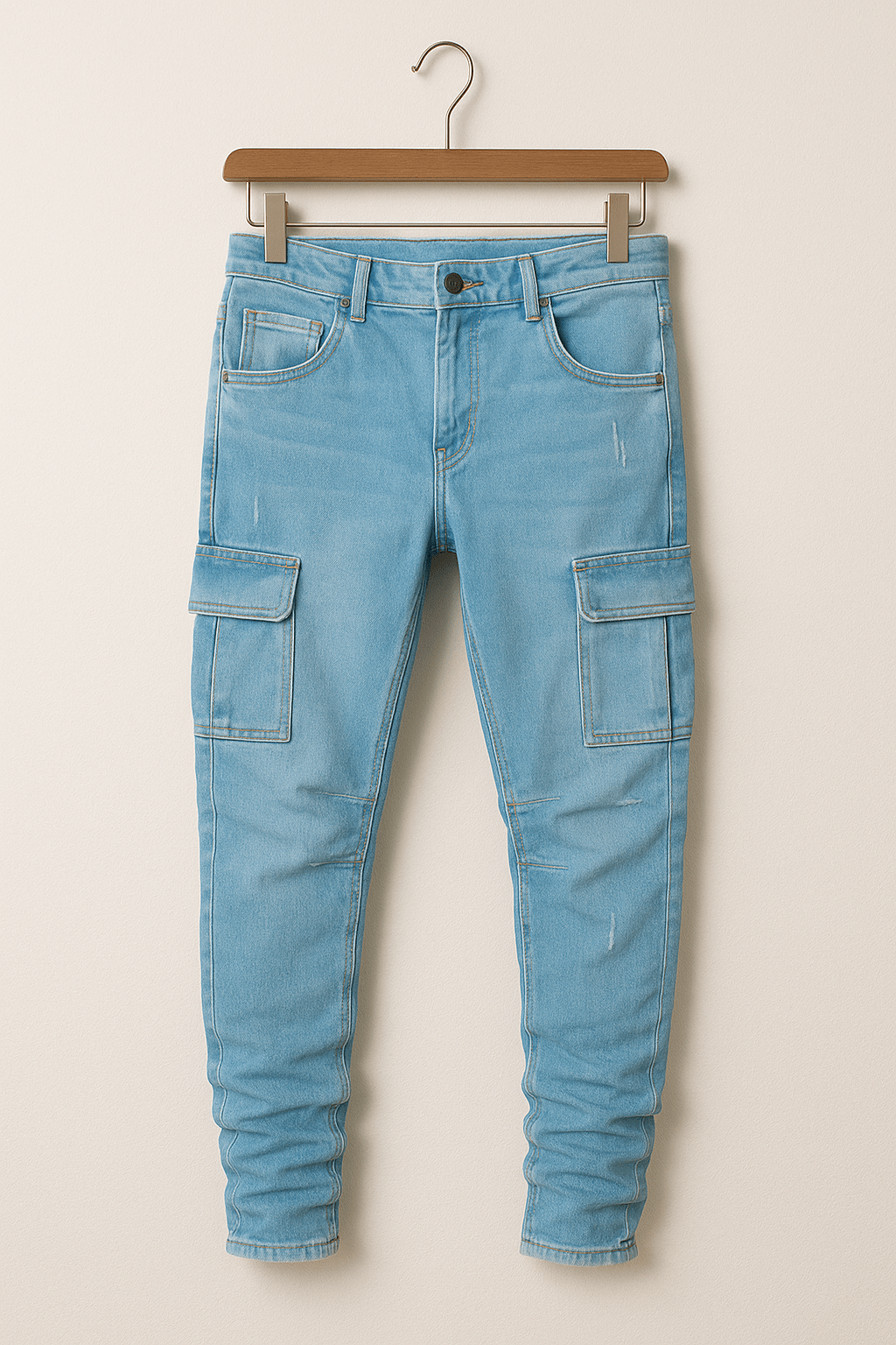 Cargo Jeans - Skinny - Stretch - Freizeitjeans - Herrenjeans-HauteBerlin