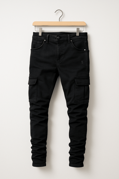 Cargo Jeans - Skinny - Stretch - Freizeitjeans - Herrenjeans-HauteBerlin