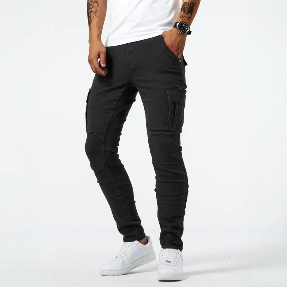 Cargo-Jeans – Stretch – Skinny – Cargohosen – Herrenhosen-HauteBerlin