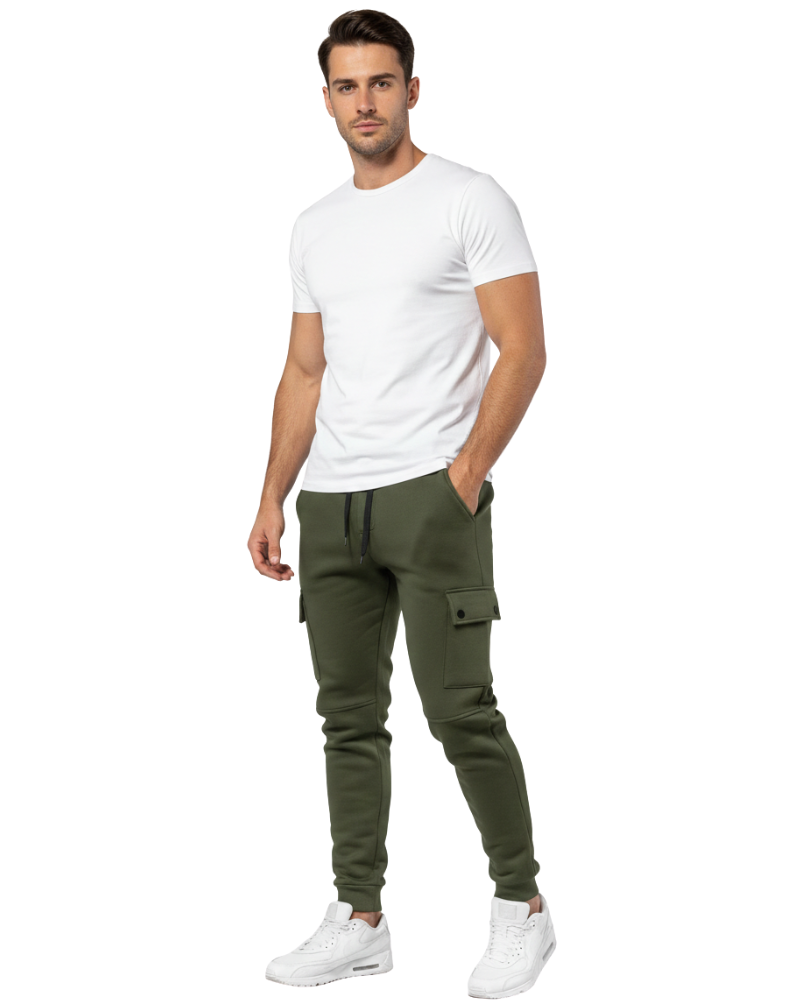 Cargo Jogger - Herren Jogginghose mit Kordelzug und schmaler Passform-HauteBerlin