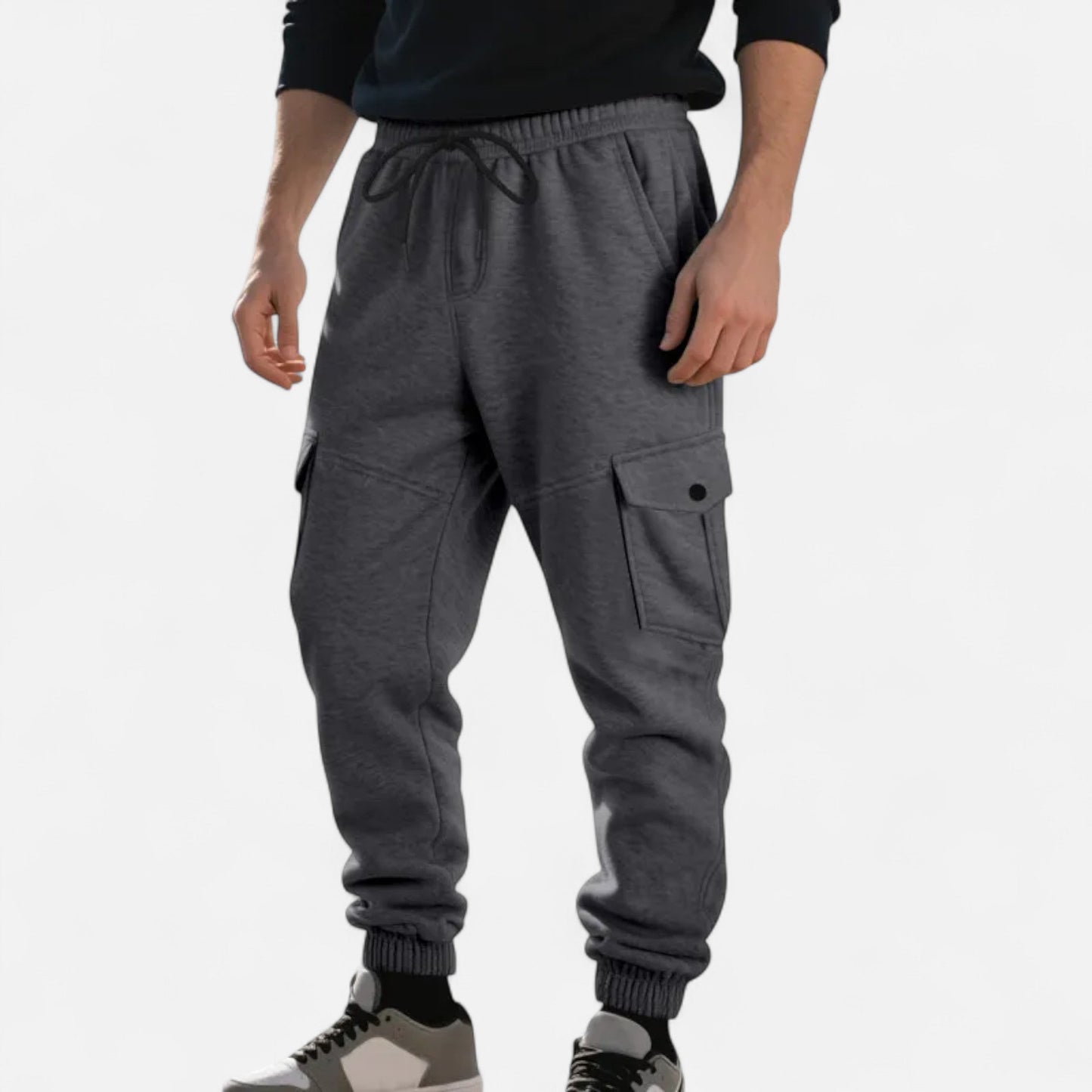 Cargo Joggers – Lässige Cargo-Jogginghose mit Kordelzug für Herren-HauteBerlin