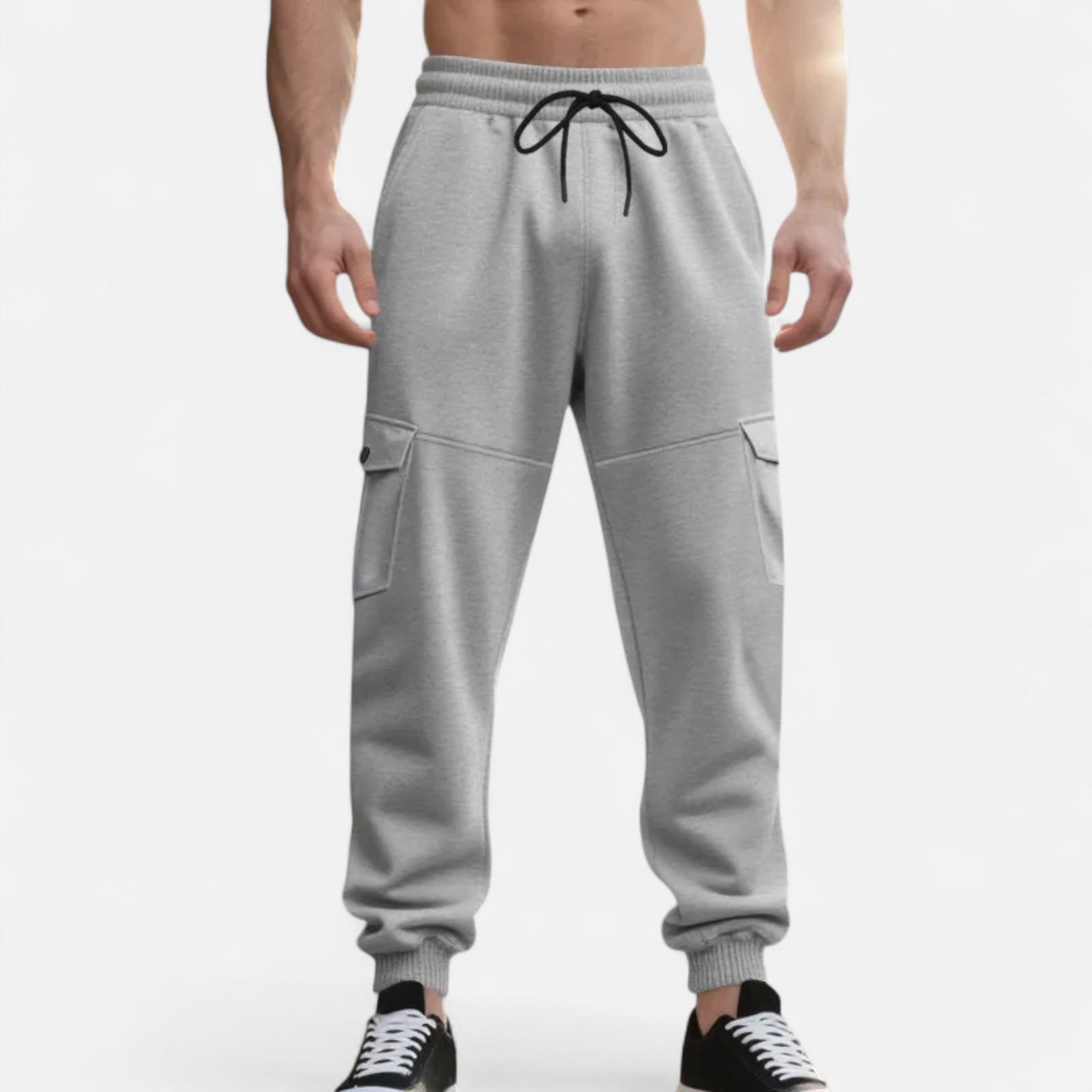Cargo Joggers – Lässige Cargo-Jogginghose mit Kordelzug für Herren-HauteBerlin