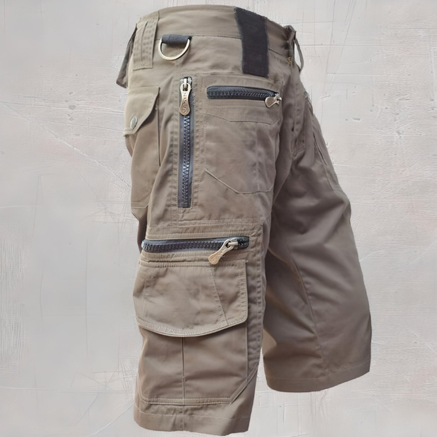 Cargo-Shorts | Freizeit | Taschen | Lange Shorts | Caprihosen für Männer-HauteBerlin