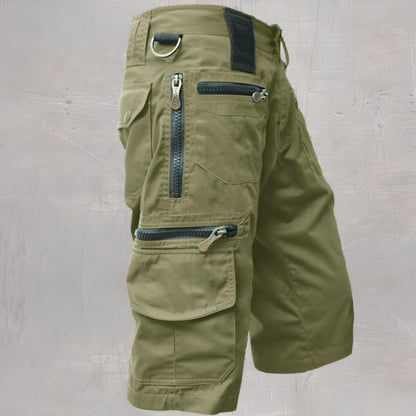 Cargo-Shorts | Freizeit | Taschen | Lange Shorts | Caprihosen für Männer-HauteBerlin
