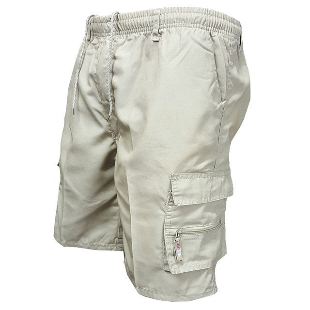 Cargo-Shorts – Lange Freizeit-Shorts für Herren mit mehreren Taschen und Camouflage-Muster-HauteBerlin
