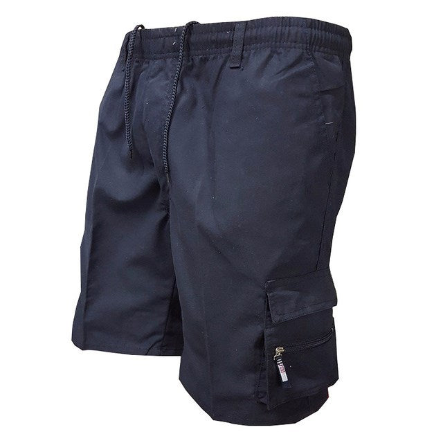 Cargo-Shorts – Lange Freizeit-Shorts für Herren mit mehreren Taschen und Camouflage-Muster-HauteBerlin