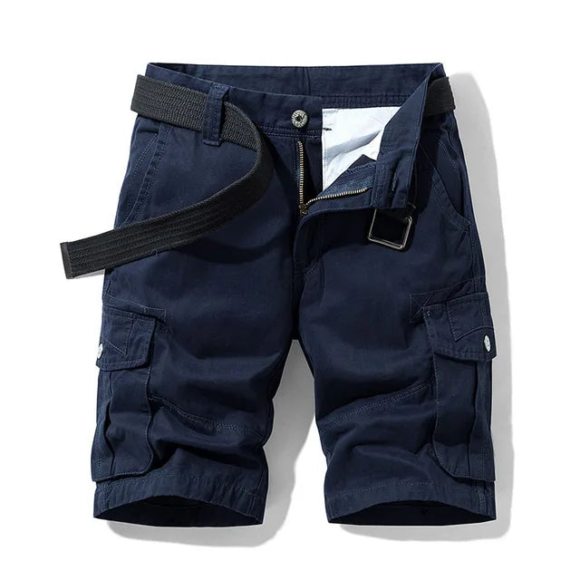 Cargo-Shorts – Lässige lange Cargoshorts für Männer mit Taschen-HauteBerlin