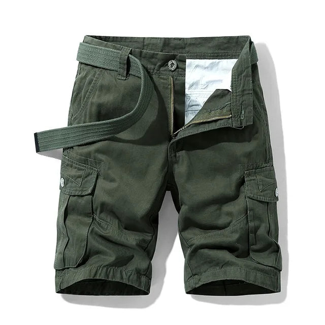 Cargo-Shorts – Lässige lange Cargoshorts für Männer mit Taschen-HauteBerlin