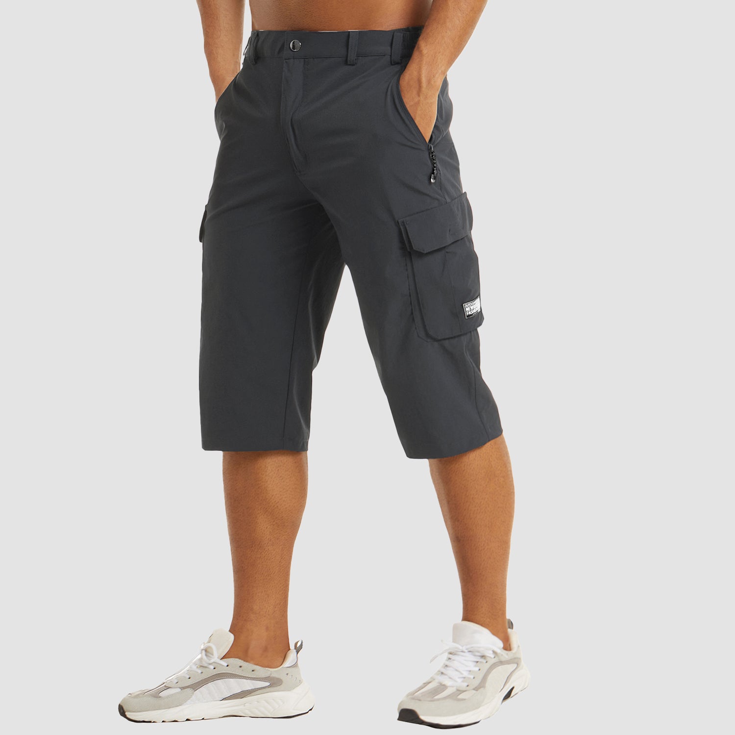 Cargo-Shorts – Lässige, schnell trocknende lange Cargo-Shorts für Männer-HauteBerlin