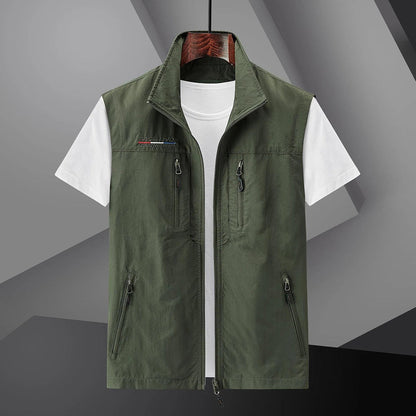 Cargo Weste - Herren Outdoor Tactical Vest Bodywarmer für den Sommer-HauteBerlin