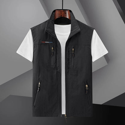 Cargo Weste - Herren Outdoor Tactical Vest Bodywarmer für den Sommer-HauteBerlin