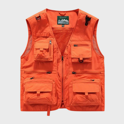 Cargo-Weste | Reißverschluss | Taschen | Cargo-Weste | Herrenweste-HauteBerlin
