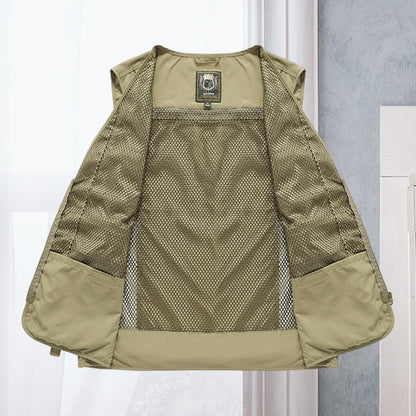 Cargo-Weste - Taktisch - Zip-Up - Arbeitsweste - Herrenweste-HauteBerlin