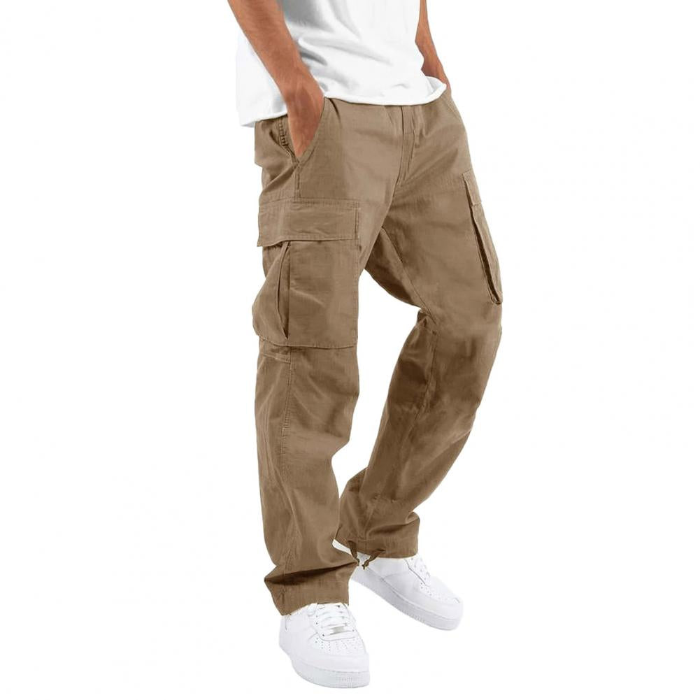 Cargohose - Gerades Bein - Taschen - Herren Cargohose - Herrenhosen-HauteBerlin