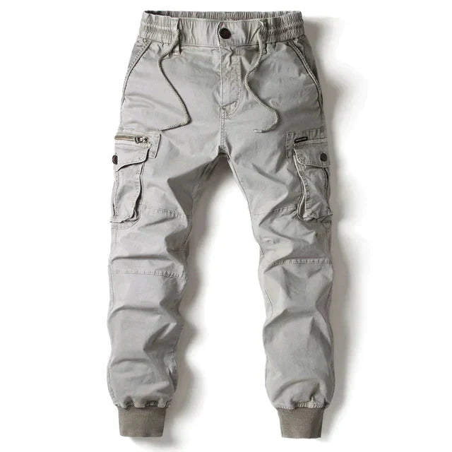 Cargohosen | Kordelzug | Elastische Taille | Herrenhosen | Jogginghosen-HauteBerlin
