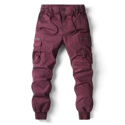Cargohosen | Kordelzug | Elastische Taille | Herrenhosen | Jogginghosen-HauteBerlin