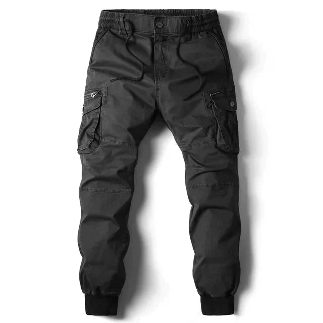 Cargohosen | Kordelzug | Elastische Taille | Herrenhosen | Jogginghosen-HauteBerlin