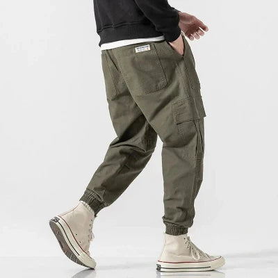 Cargohosen | Lockere Passform | Baggy | Cargojogginghosen | Herrenhosen-HauteBerlin
