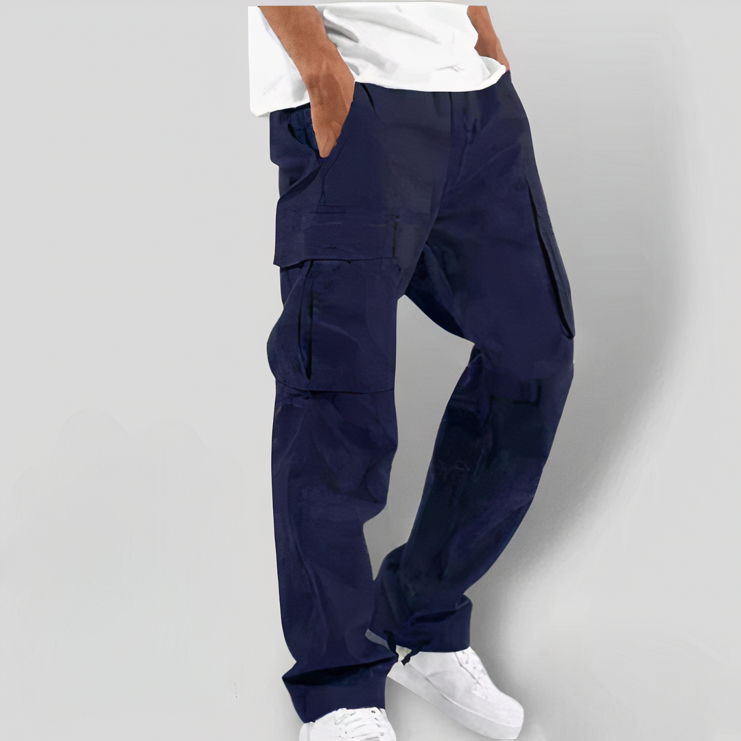 Cargohosen | Loose Fit | Taschen | Gerade Hosenbeine | Herrenhosen-HauteBerlin