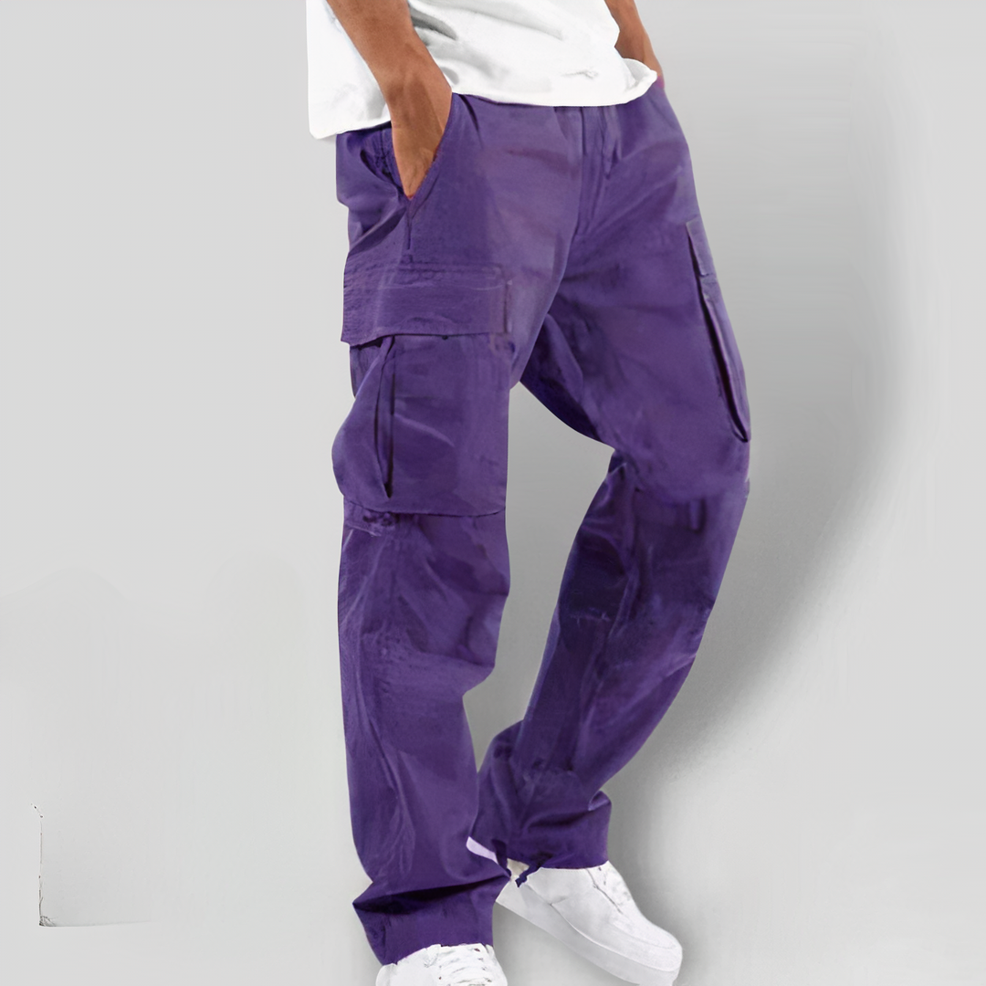 Cargohosen | Loose Fit | Taschen | Gerade Hosenbeine | Herrenhosen-HauteBerlin