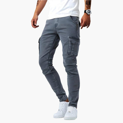 Cargohosen – Slim Fit – Stretch – Skinny-Hosen – Cargohosen für Männer-HauteBerlin