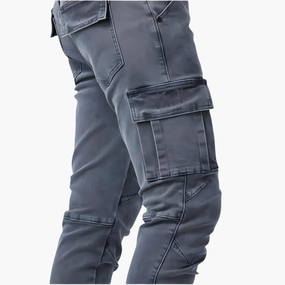 Cargohosen – Slim Fit – Stretch – Skinny-Hosen – Cargohosen für Männer-HauteBerlin