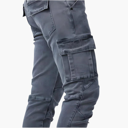 Cargohosen – Slim Fit – Stretch – Skinny-Hosen – Cargohosen für Männer-HauteBerlin