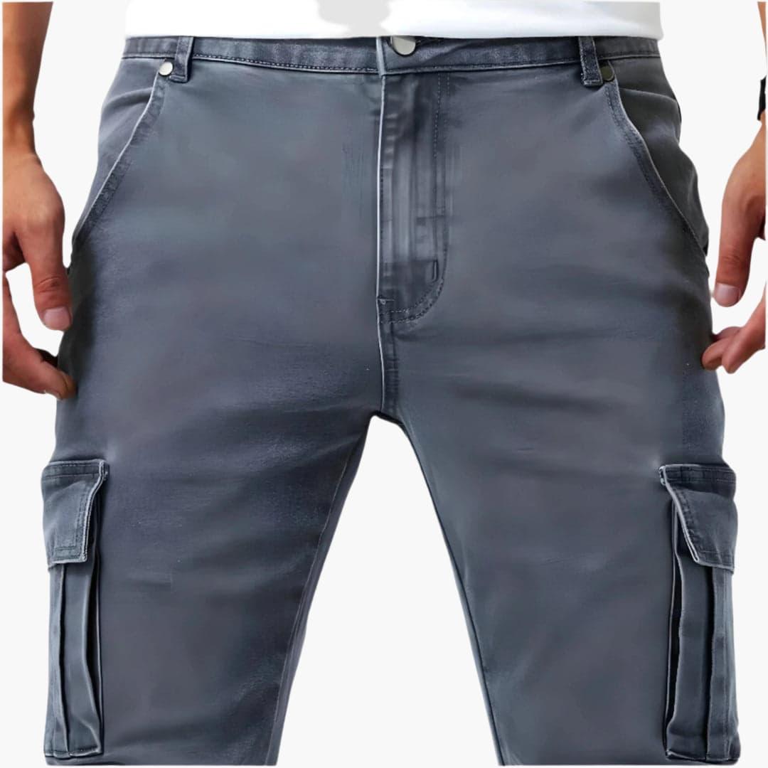 Cargohosen – Slim Fit – Stretch – Skinny-Hosen – Cargohosen für Männer-HauteBerlin