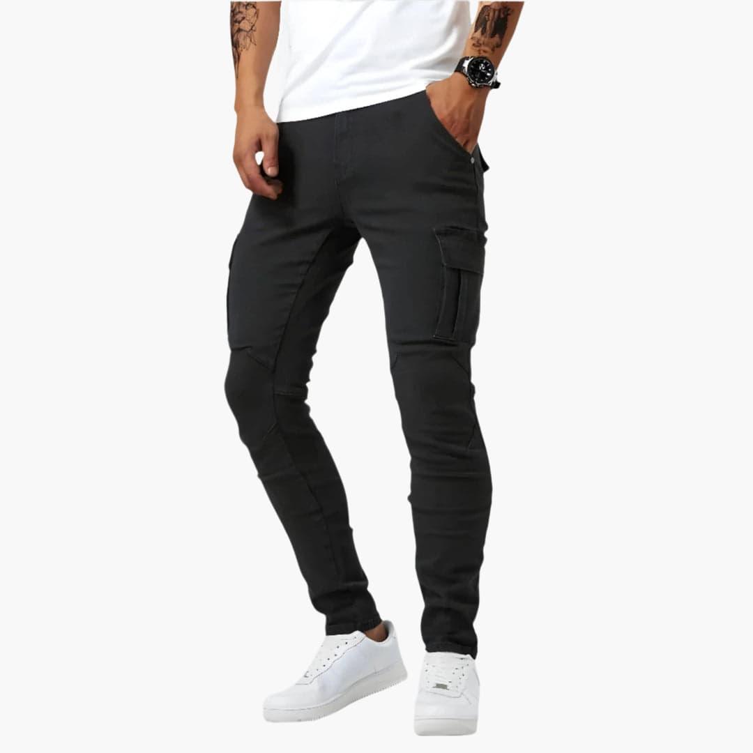 Cargohosen – Slim Fit – Stretch – Skinny-Hosen – Cargohosen für Männer-HauteBerlin
