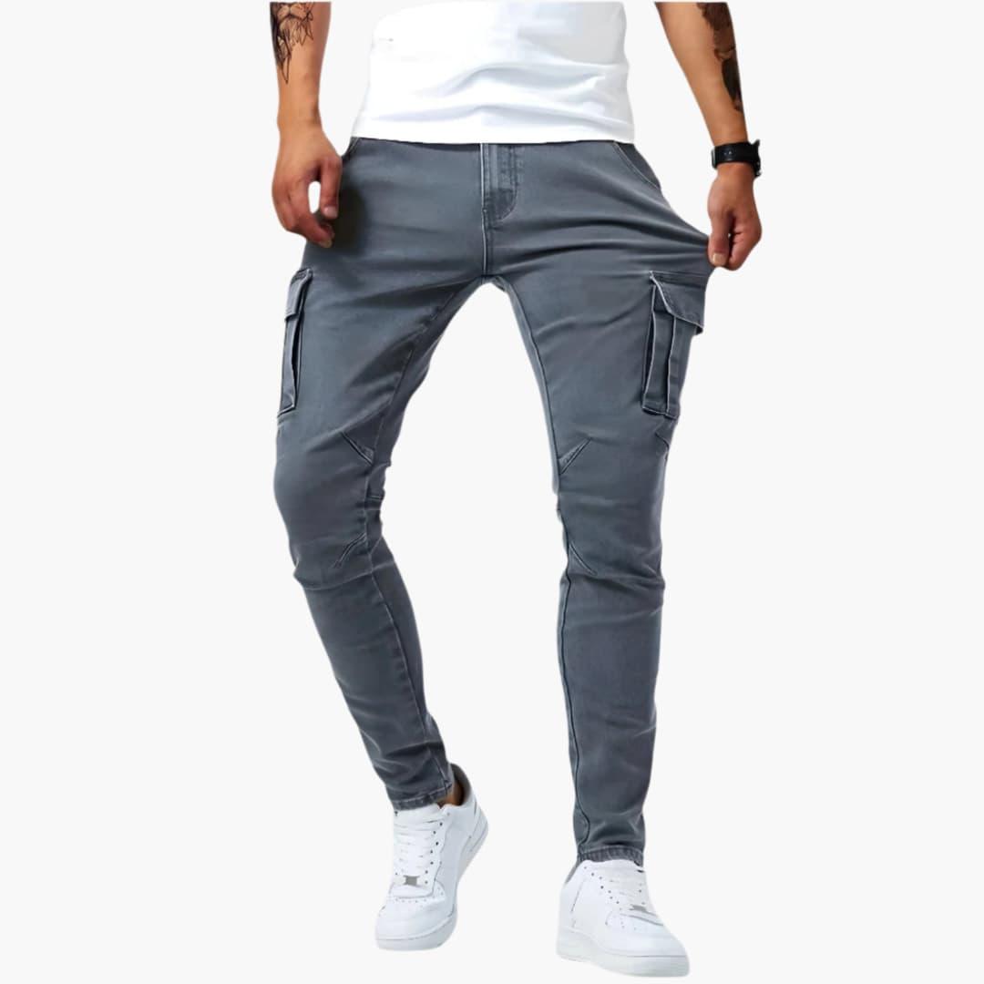 Cargohosen – Slim Fit – Stretch – Skinny-Hosen – Cargohosen für Männer-HauteBerlin