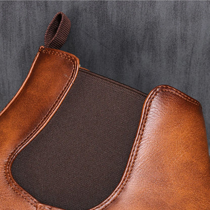 Chelsea Boots - Flache Herrenstiefel zum Hineinschlüpfen-HauteBerlin