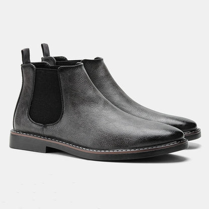 Chelsea Boots - Flache Herrenstiefel zum Hineinschlüpfen-HauteBerlin
