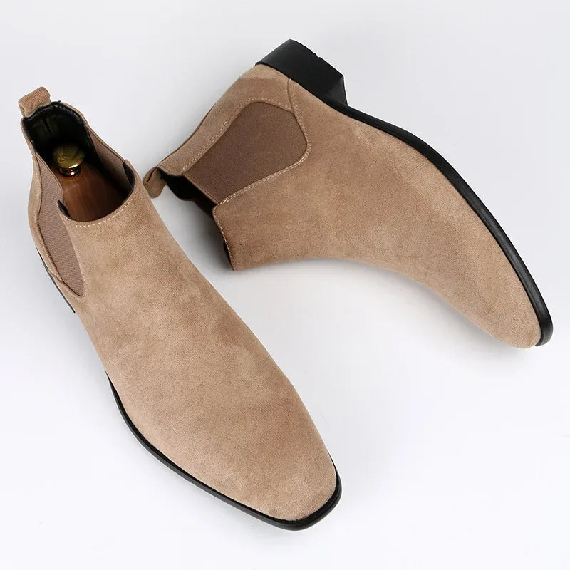 Chelsea Boots - Herren Schlupfstiefel aus Wildleder-HauteBerlin