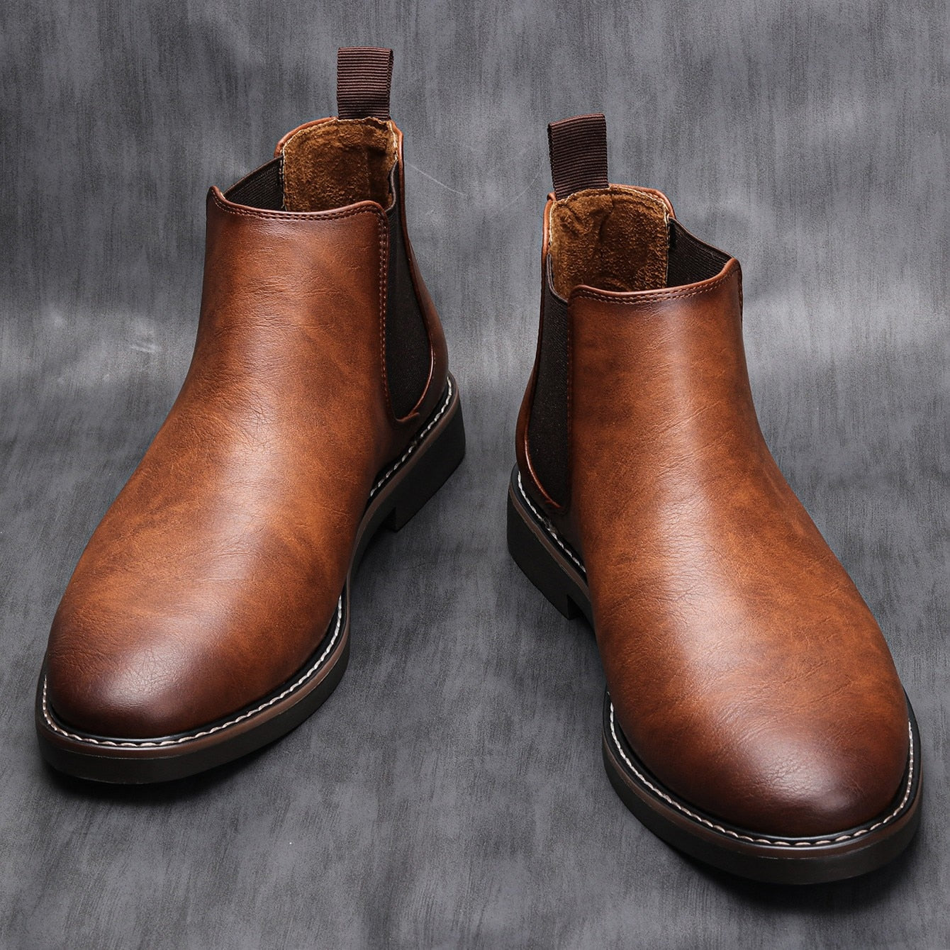 Chelsea-Stiefel | Slipper | Knöchelhoch | Lederstiefel | Herrenstiefel-HauteBerlin